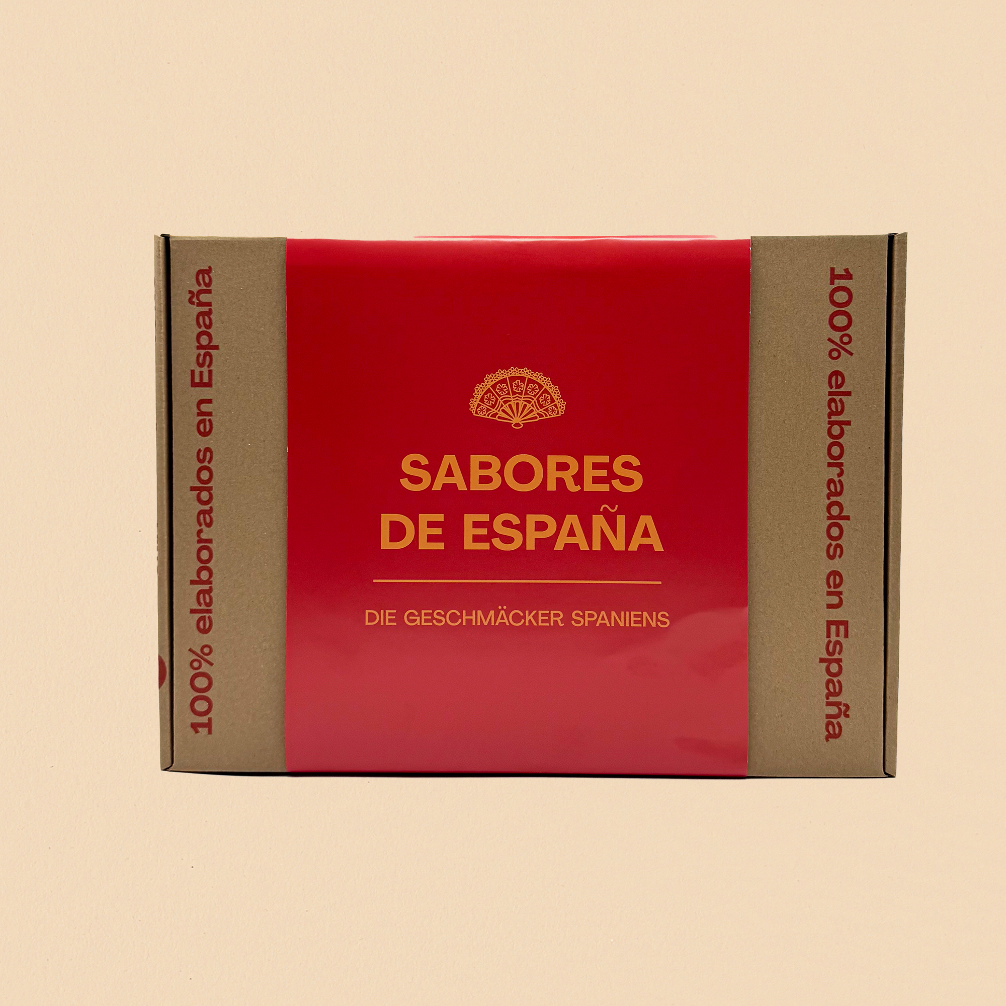 Sabores de España Box – Eine sorgfältig ausgewählte Sammlung der besten und typischsten spanischen Produkte. Perfekt zum Verschenken oder zum Genießen zu Hause. Bringe authentische spanische Aromen auf deinen Tisch