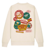 La Fammilia Creme Crewneck Sweatshirt