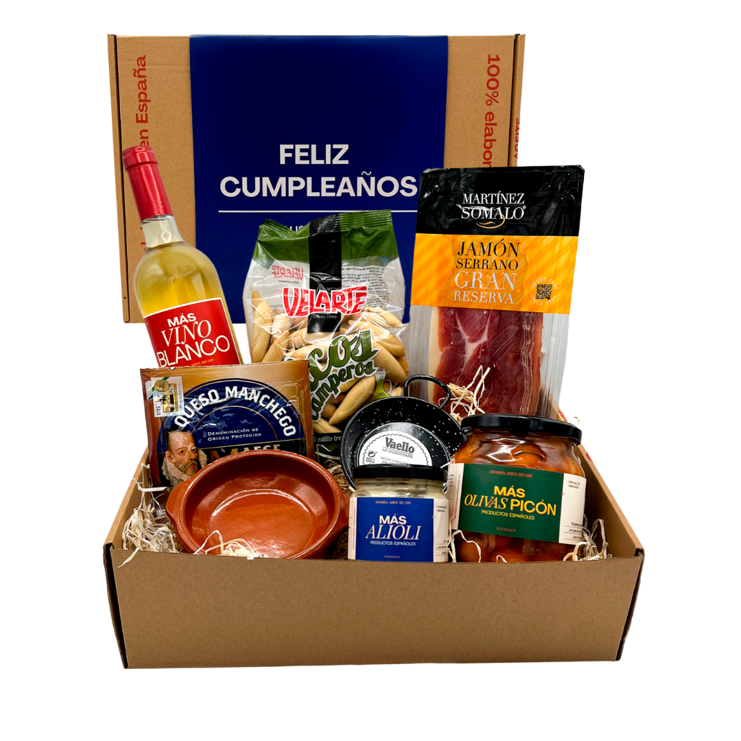 Feliz Cumpleaños spanische Geschenkbox